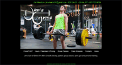 Desktop Screenshot of jimsgyms.com